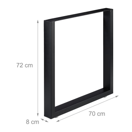 set of 2 table runners black