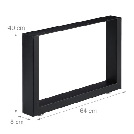 set of 2 table runners black