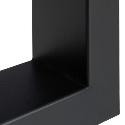 set of 2 table runners black