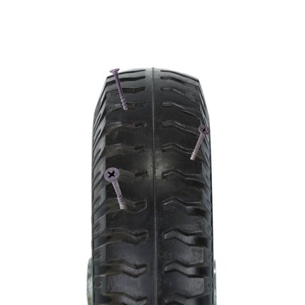 set of 2 wheelbarrow wheels 2.50-4