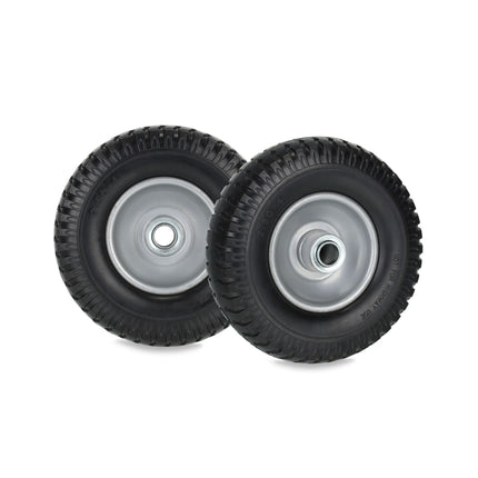 set of 2 wheelbarrow wheels 2.50-4