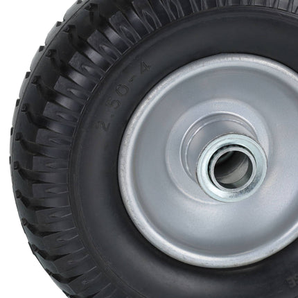 set of 2 wheelbarrow wheels 2.50-4