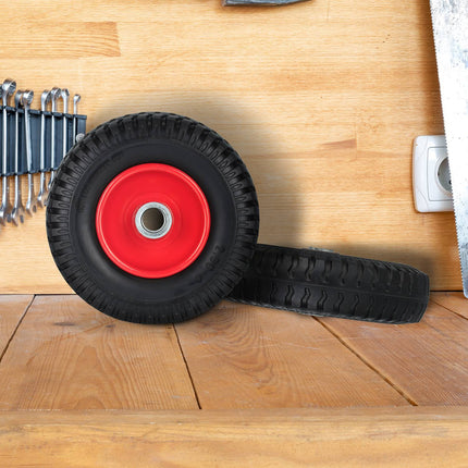 set of 2 wheelbarrow wheels 2.50-4