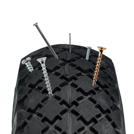 set of 2 wheels for sack cart 3.00-4 solid rubber