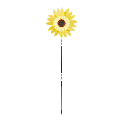 set of 2 windmill sunflower