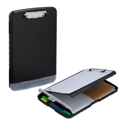 set of 2 writing pads with compartment