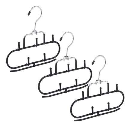 set of 3 belt holders with 5 hooks