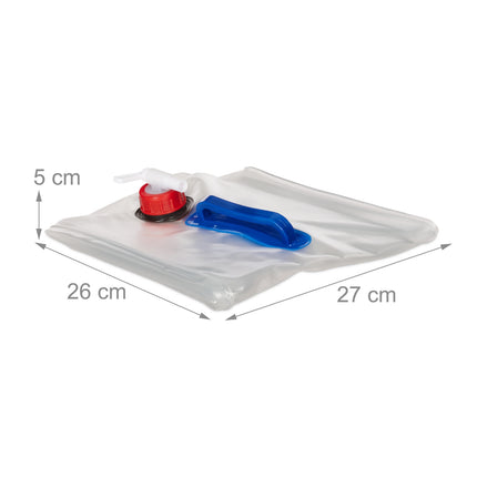 set of 3 collapsible water containers 20 l