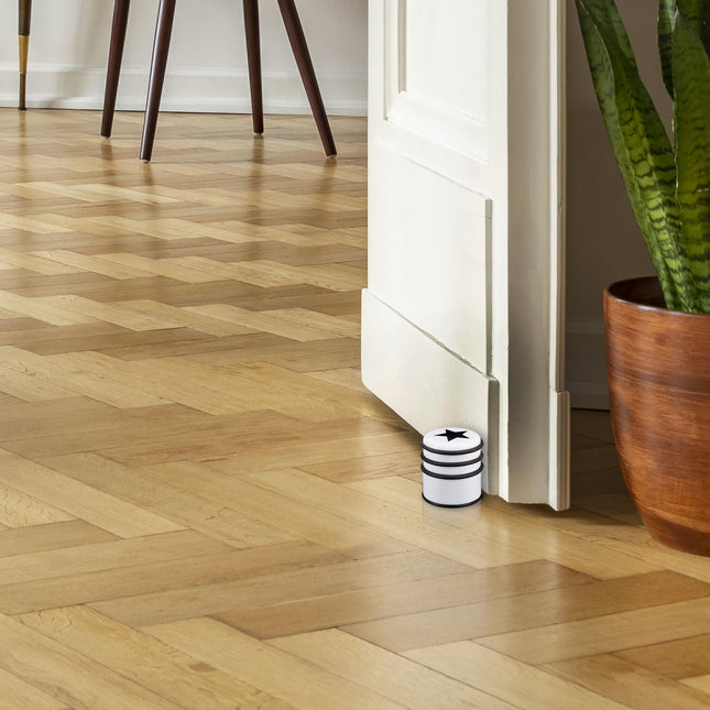 set of 3 door stops with star motif