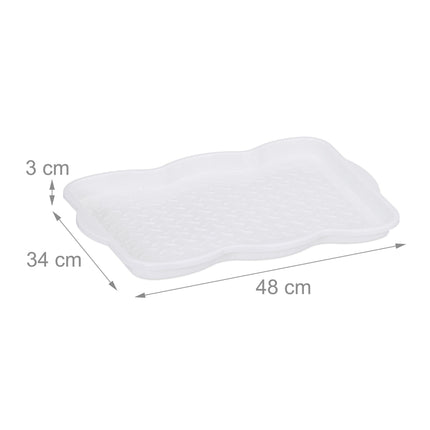 set of 3 drip trays for 2 pairs of shoes