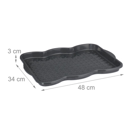 set of 3 drip trays for 2 pairs of shoes