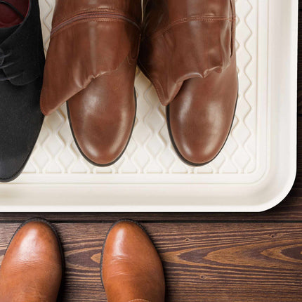 set of 3 drip trays for shoes 60 x 40 cm