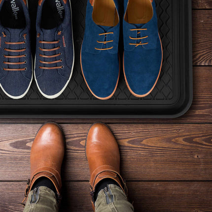 set of 3 drip trays for shoes 60 x 40 cm