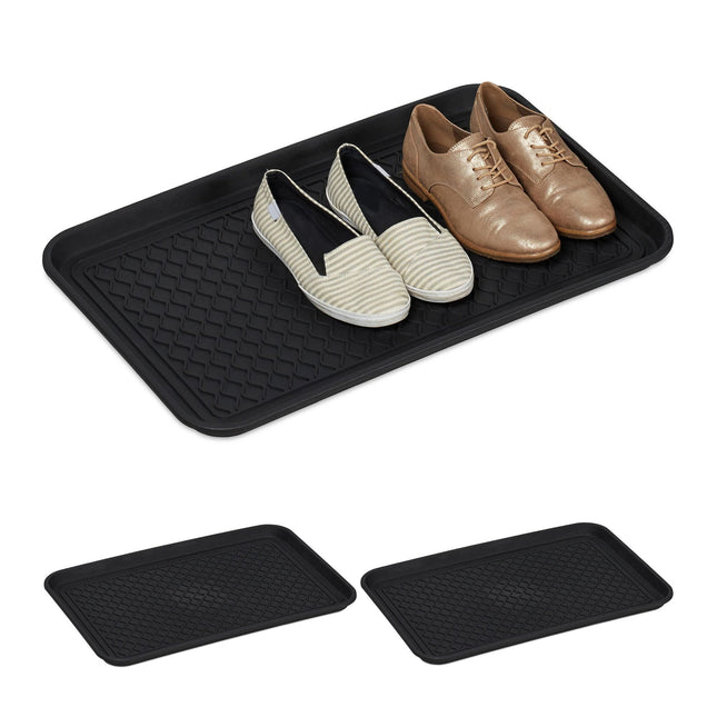 set van 3 lekbakken voor schoenen 60 x 40 cm