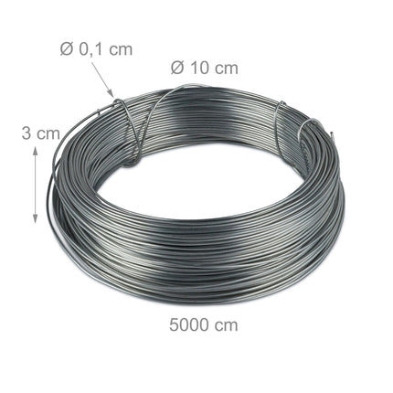 set of 3 galvanized tie lines