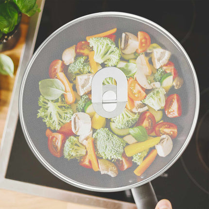 set of 3 splash guards for frying pans