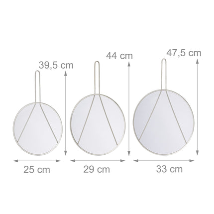 set of 3 splash guards for frying pans