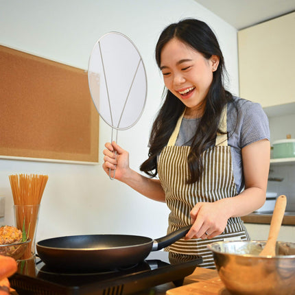set of 3 splash guards for frying pans