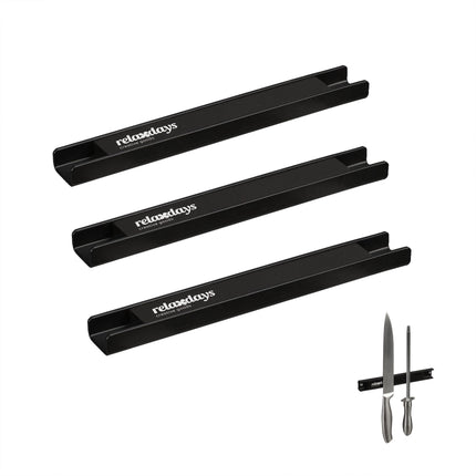 set of 3 steel magnetic bars