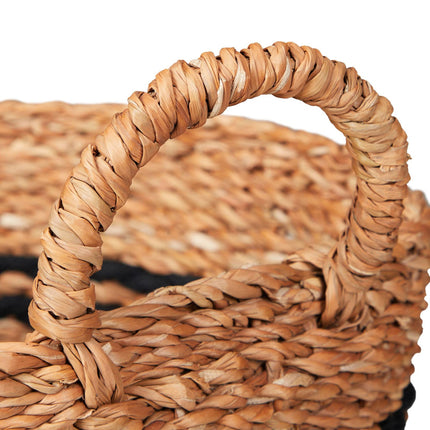set of 3 storage baskets made of seaweed