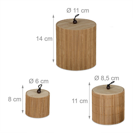 set of 3 storage boxes with lids
