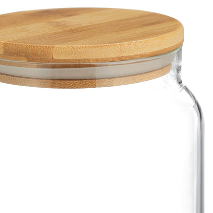 set of 3 storage jars with lids 1000 ml