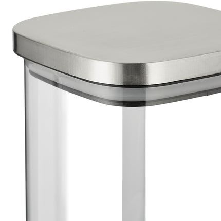 set of 3 storage jars with lids 1200 ml