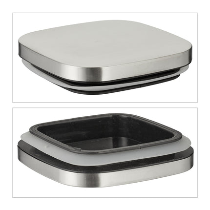 set of 3 storage jars with lids 600 ml