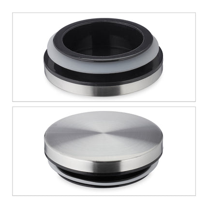 set of 3 storage jars with lids 700 ml
