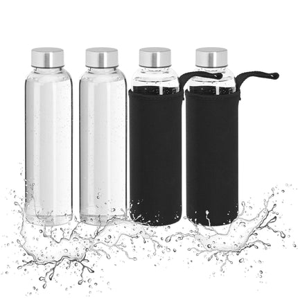 set of 4 drink bottles 500 ml