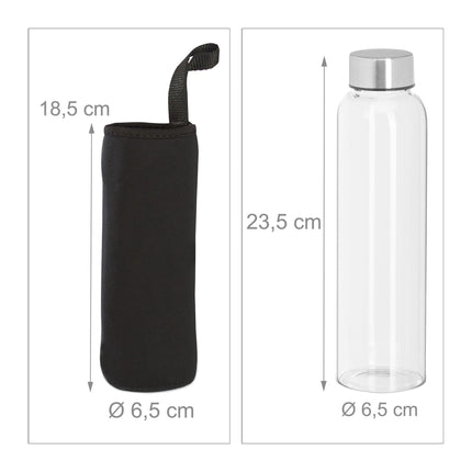 set of 4 drink bottles 500 ml