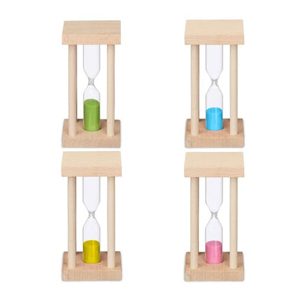 set of 4 hour glasses