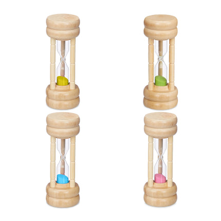 set of 4 hour glasses