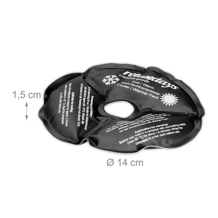 set of 4 knee pads in black