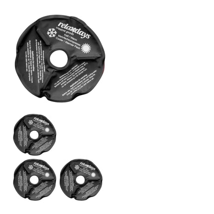 set of 4 knee pads in black
