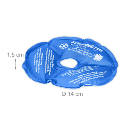 set of 4 knee pads in blue