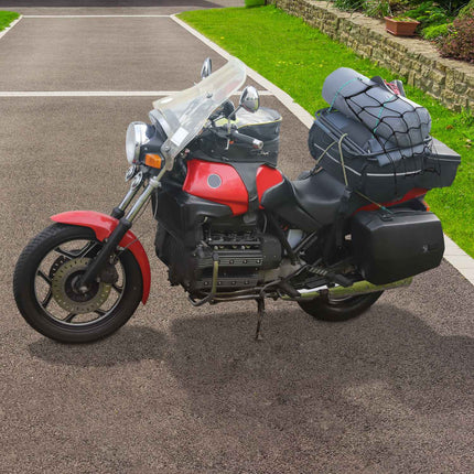 set of 4 luggage nets for motorcycle and bicycle