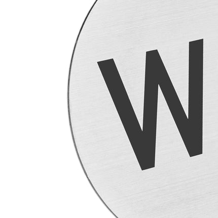 set of 4 self-adhesive WC signs