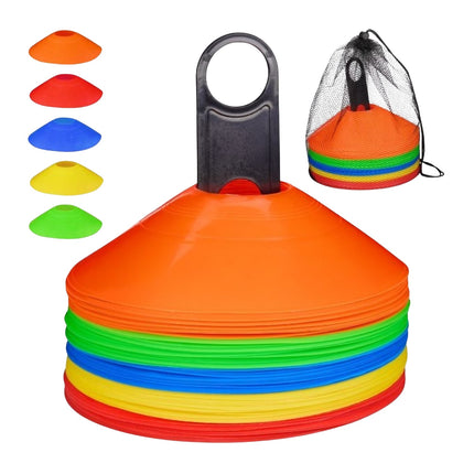 set of 50 soccer marking cones