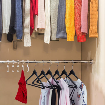 set of 5 clothes rail hooks