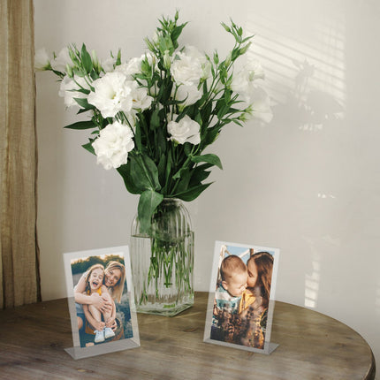 set of 5 table stands DIN A4