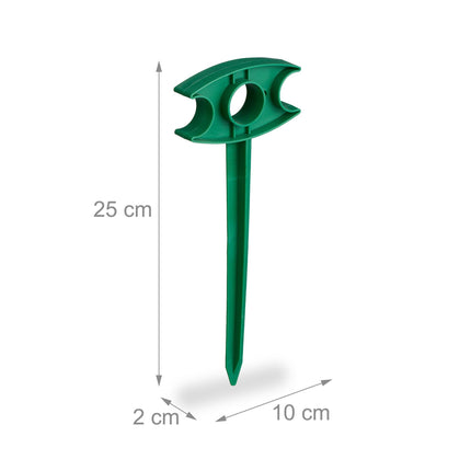 set of 6 sticks with planter line