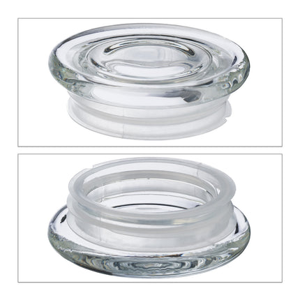 set of 6 storage jars with lids 1000 ml