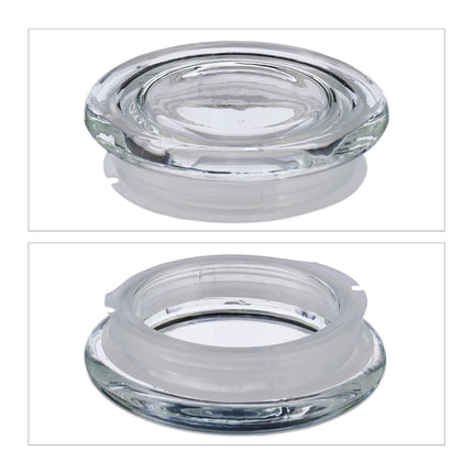 set of 6 storage jars with lids 1300 ml