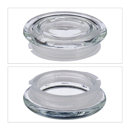 set of 6 storage jars with lids 1800 ml
