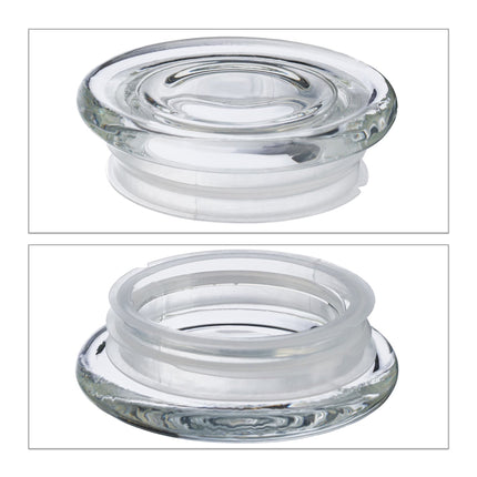 set of 6 storage jars with lids 750 ml