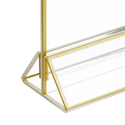 set of 6 table stands DIN A5