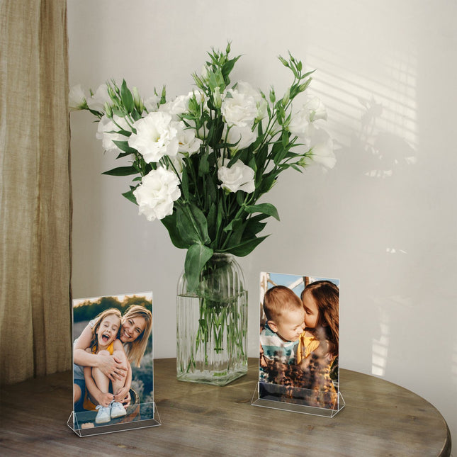 set van 6 tafelstandaards DIN A5