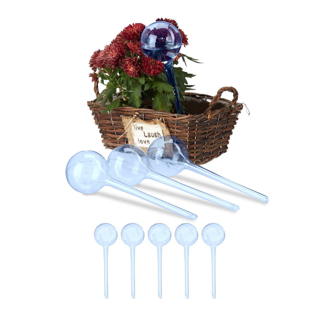 set of 9 watering balls