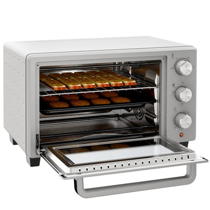 Compact 21L oven, 100°C-230°C, 3 cooking modes